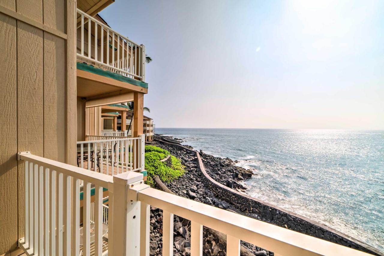 Oceanfront Kailua-Kona Townhome With Pool And Views! Kültér fotó