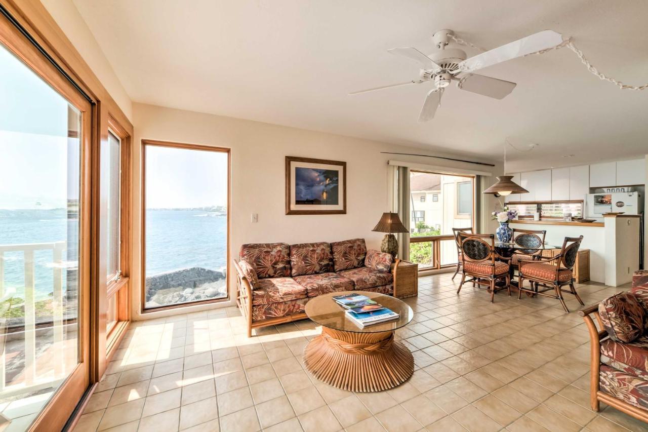 Oceanfront Kailua-Kona Townhome With Pool And Views! Kültér fotó