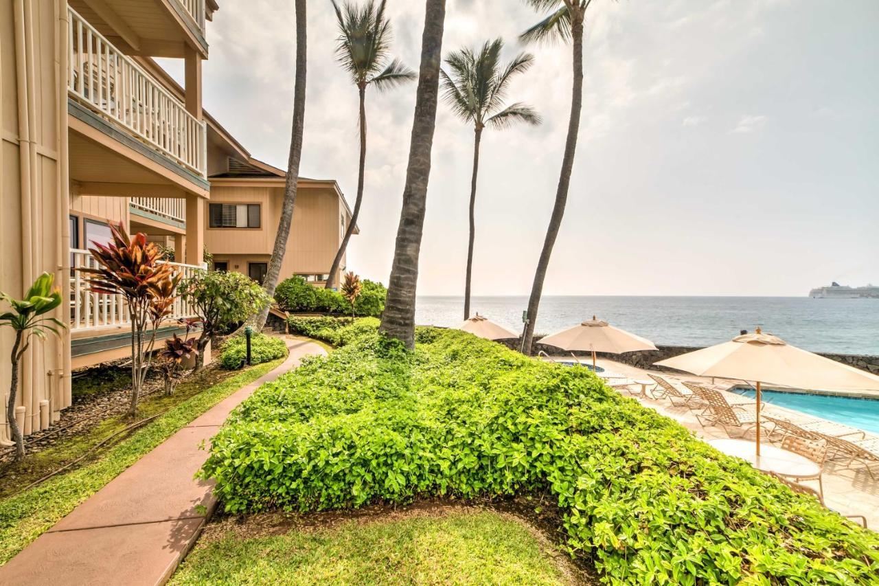 Oceanfront Kailua-Kona Townhome With Pool And Views! Kültér fotó